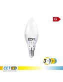 Bombilla vela led b35 e14, 6 w, 500 lm, 3cct, ø35 x 106 mm