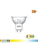 Bombilla dicroica led gu10, 5 w, 450 lm, 3cct, ø50 x 62 mm