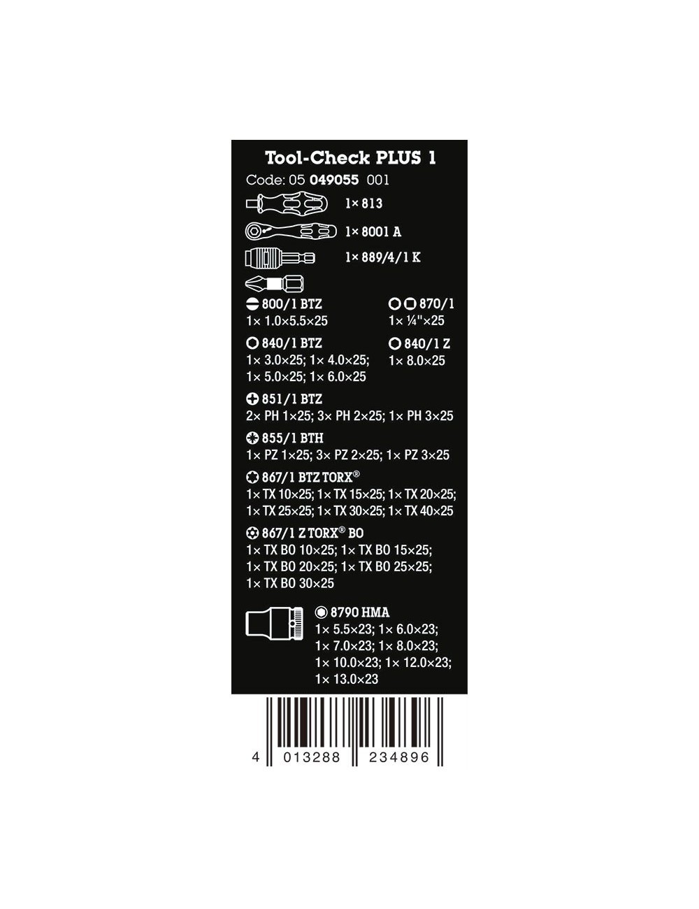 Juego herramientas chek plus 1, 39 piezas