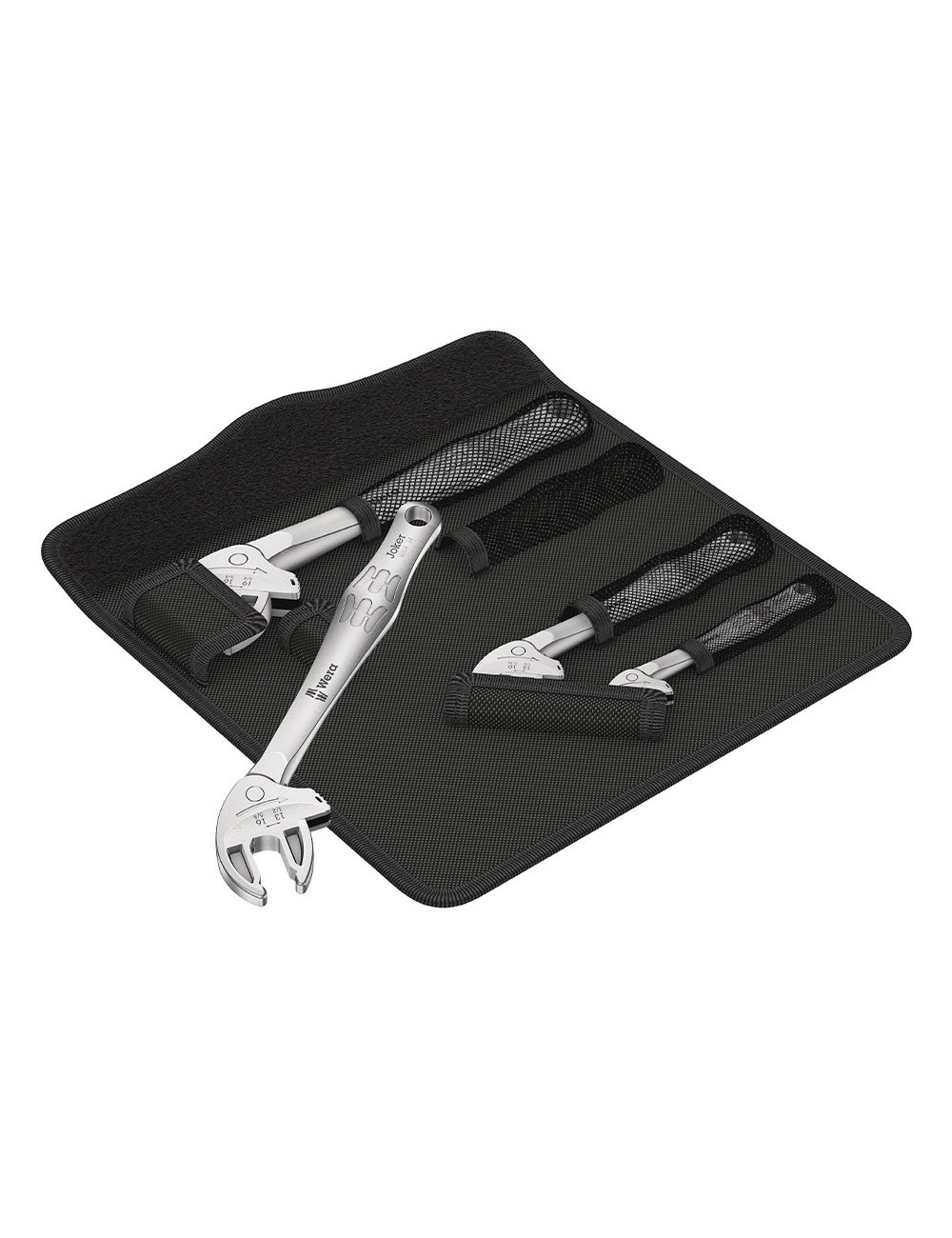 Llaves boca ajustable joker 6004, juego 4 piezas