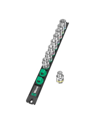 Vasos ½ pulg rail c4, juego 9 piezas