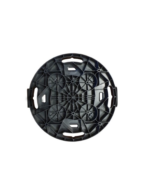 Plataforma con ruedas, ø400 x 125 mm