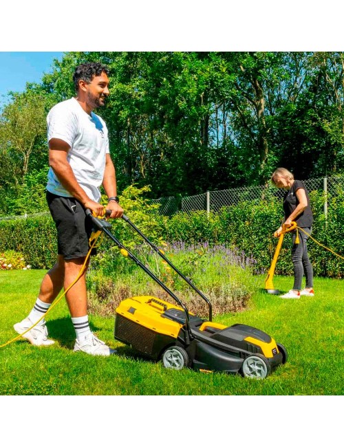 Cortacésped 1300 w 320 mm + cortabordes 250 w