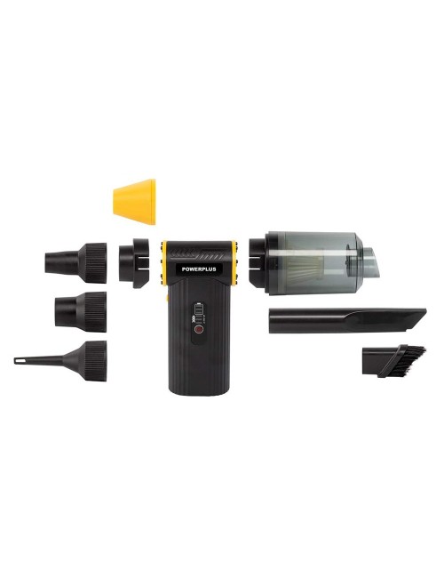 Mini soplador / aspirador 8 v con accesorios