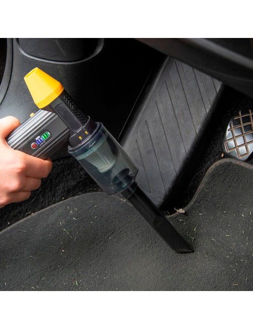 Mini soplador / aspirador 8 v con accesorios