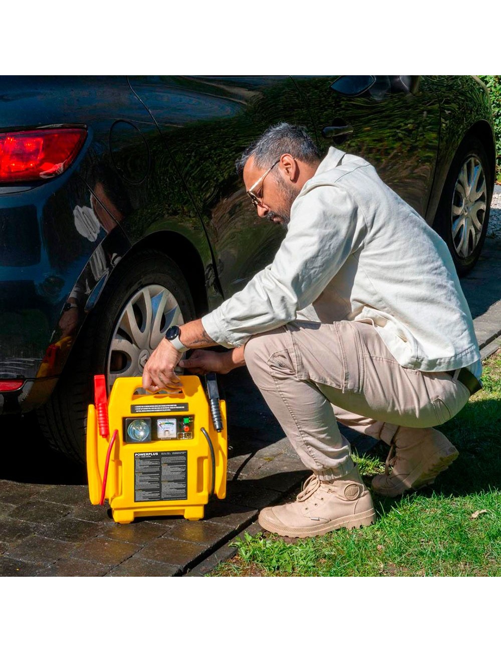 Arrancador portátil 4 en 1, 12 v