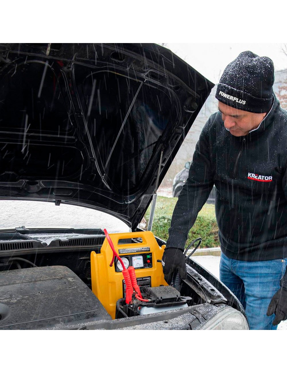 Arrancador portátil 4 en 1, 12 v