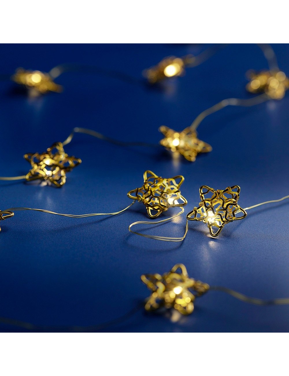 Guirnalda led interior con estrellas colores surtidos 1,9 m