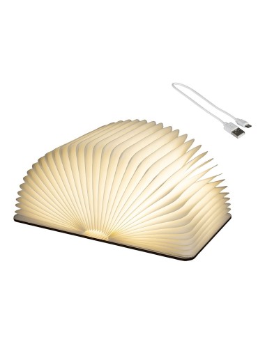 Libro decorativo con luz led fija