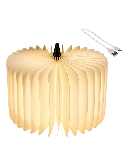 Libro decorativo con luz led fija