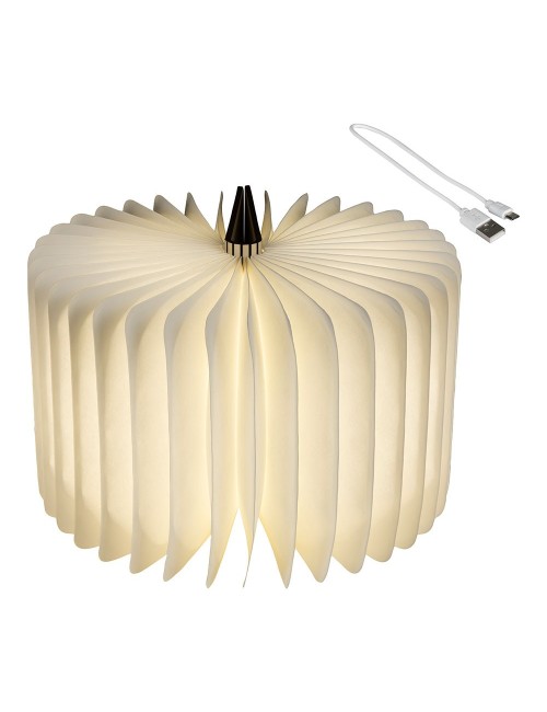 Libro decorativo con luz led fija