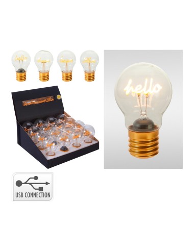 Bombilla decorativa modelos variados