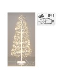 Árbol de navidad 600 led luz blanco frio 1m
