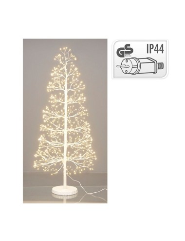 Árbol de navidad 600 led luz blanco frio 1m