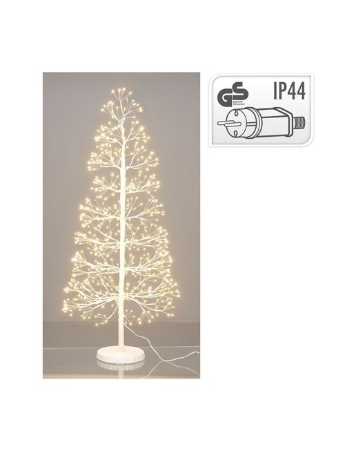 Árbol de navidad 600 led luz blanco frio 1m