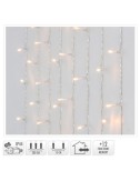 Cortina led exterior 480 leds luz blanco cálido 225 x 300 cm
