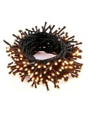 Guirnalda 4008 led blanco cálido cable negro