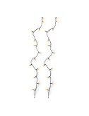 Guirnalda multifunción, uso exterior, basic, cálida clásica, cable negro, 360 leds, 27 m