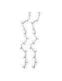 Guirnalda multifunción, uso exterior, basic, blanco frío, cable negro, 180 leds, 13,5 m