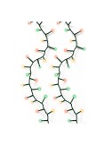 Guirnalda multifunción, uso exterior, led compact, multicolor clásico, cable negro, 750 leds, 16 m