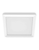 Plafón cuadrado blanco valen, 17 w, 2050 im, 2200-6500 k, 395 x 37 x 395 mm