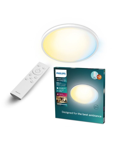 Plafón redondo blanco valen, 32 w, 4100 im, 2200-6500 k, ø541 x 28 mm