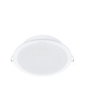 Downlight led empotrable redondo, meson, blanco, 23,5 w, 2450 lm, 3000 k, ø215 x 35 mm