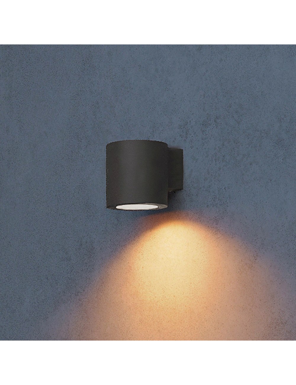 Aplique de exterior led fylx 5 w, negro