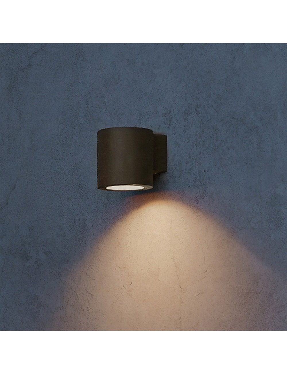 Aplique de exterior led fylx 5 w, marrón