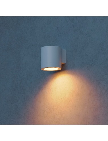 Aplique de exterior led fylx 5 w, blanco