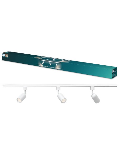 Sistema de riel easylink 3 proyectores shea, 5 w, blanco