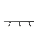 Sistema de riel easylink 3 proyectores, tobia, 5 w, negro