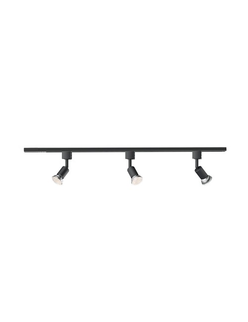 Sistema de riel easylink 3 proyectores, tobia, 5 w, negro