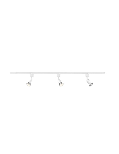 Sistema de riel easylink 3 proyectores, tobia, 5 w, blanco