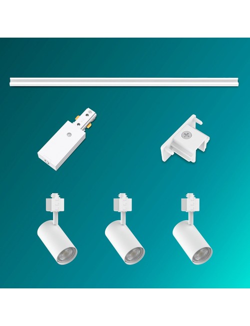 Sistema de riel easylink 3 proyectores, zilo, 5 w, blanco