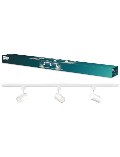 Sistema de riel easylink 3 proyectores, zilo, 5 w, blanco