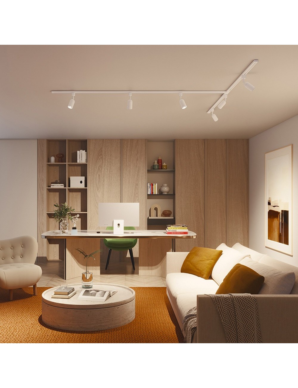 Foco easylink shea gu10, blanco