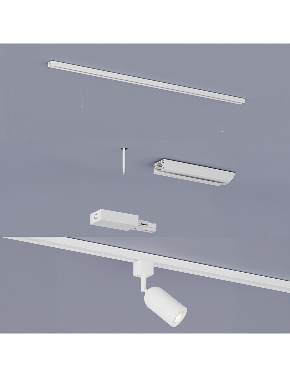 Foco easylink shea gu10, blanco