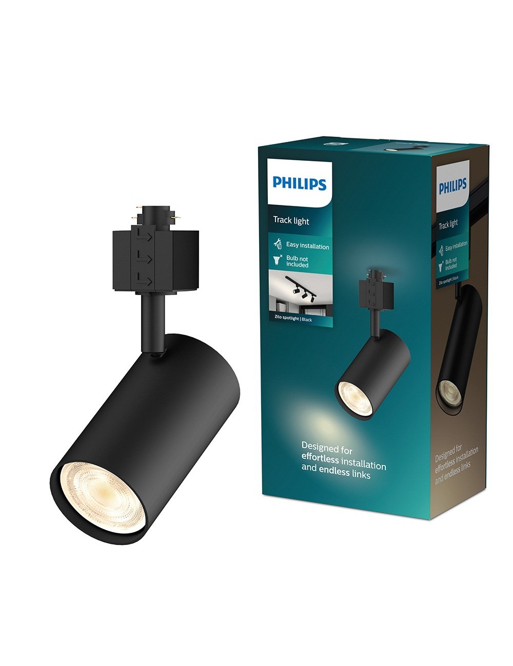 Foco easylink zilo gu10, negro