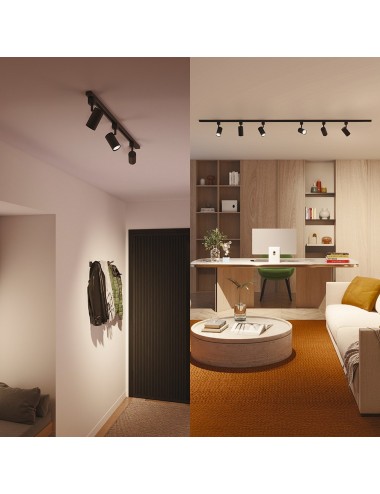 Foco easylink zilo gu10, negro