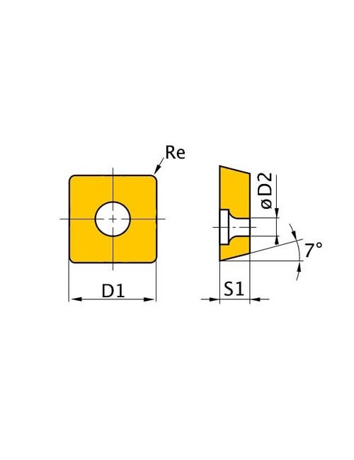 PLAQUITA PARA 24/36, ISO SCMTO9T304, 5 UN