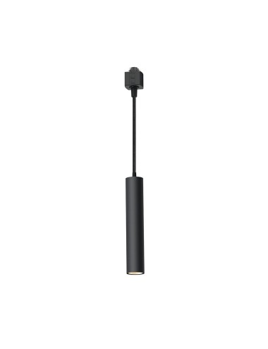 Lámpara de techo suspendida easylink, paxie gu10, negra, ø60 x 1550 mm