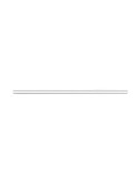 Riel de extensión easylink 1 m, blanco