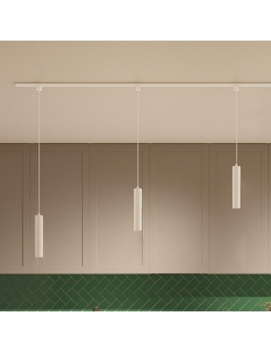 Riel de extensión easylink 1 m, con alimentación, blanco