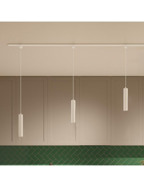 Riel de extensión easylink 1 m, con alimentación, blanco