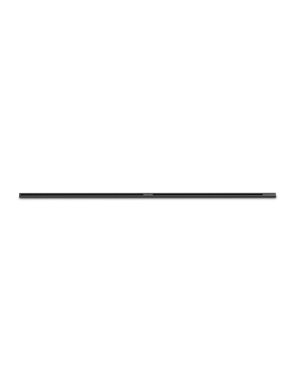Riel de extensión easylink 2 uds x 1 m con alimentación, negro