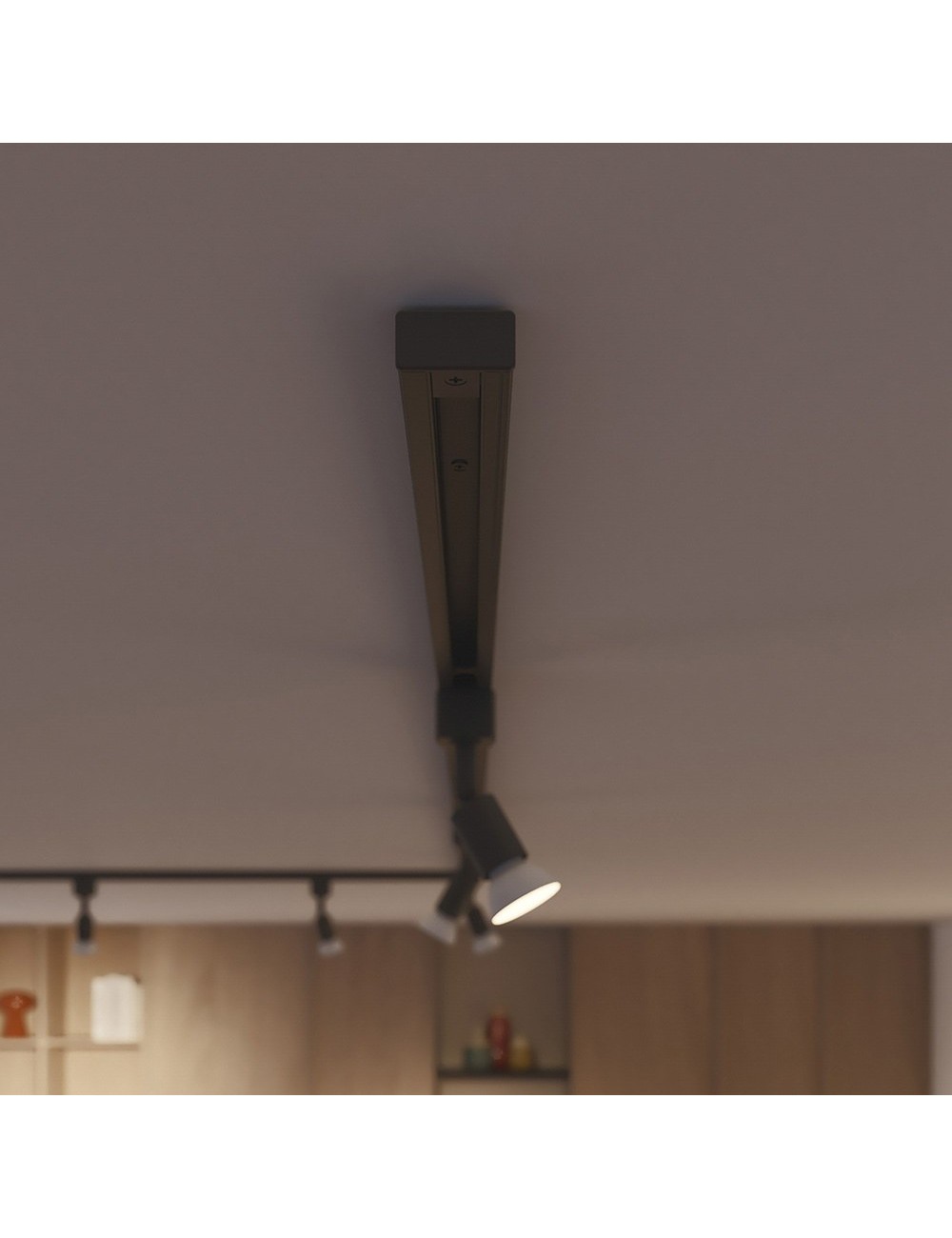 Tapa final easylink, negra, 2 uds