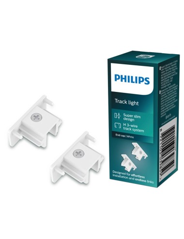 Tapa final easylink, blanca, 2 uds