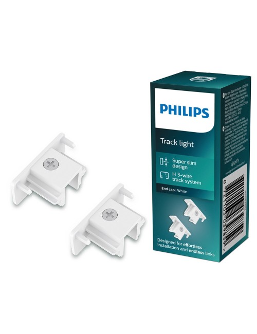 Tapa final easylink, blanca, 2 uds