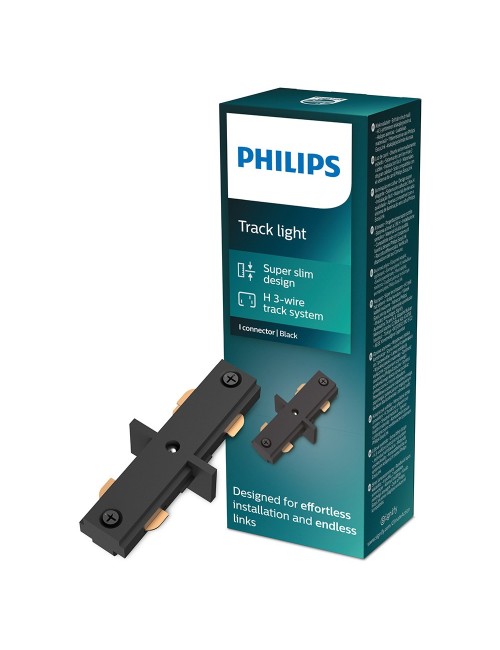 Conector recto easylink, negro